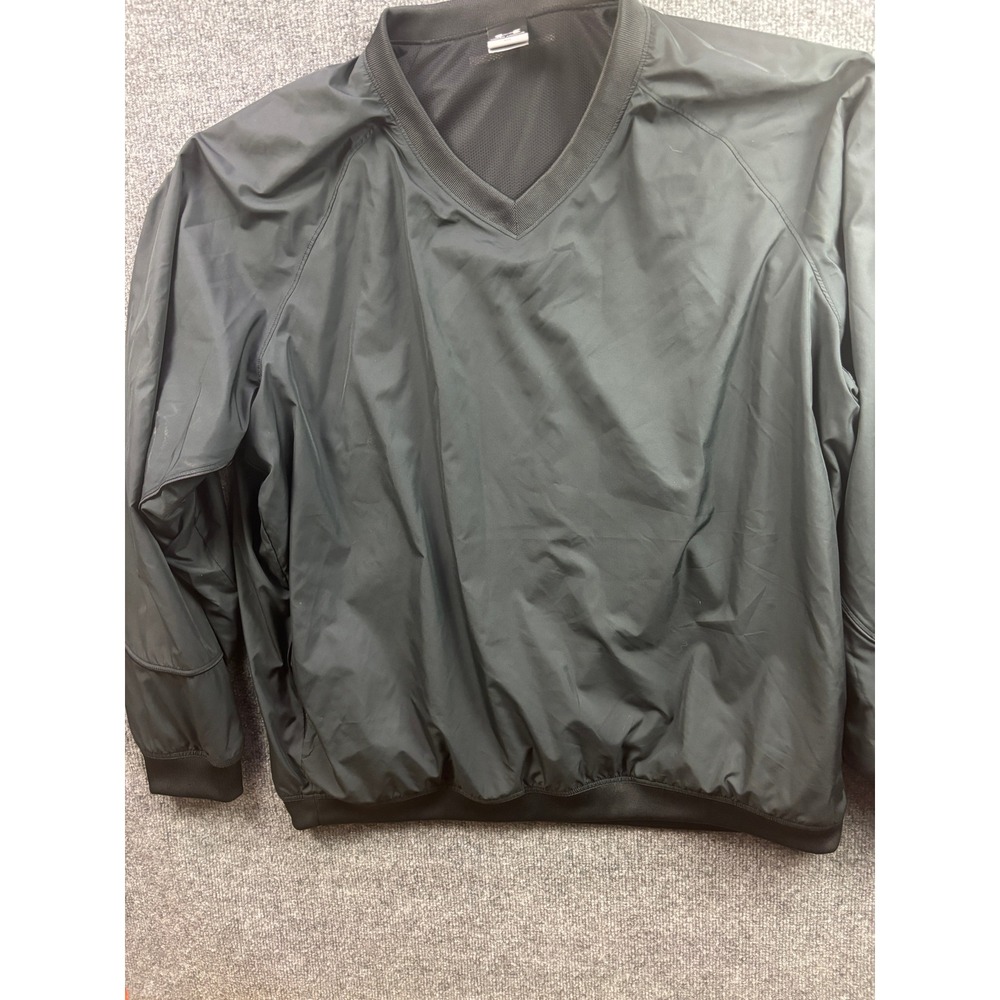 Under Armour Windbreaker Pullover Mens XXL V-Neck Mesh Lined Zipper Pockets